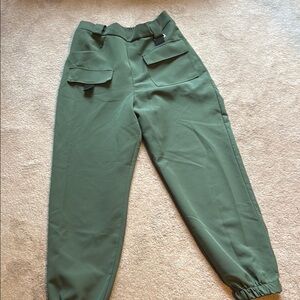 Nasty Gal Olive Green Trousers Size S